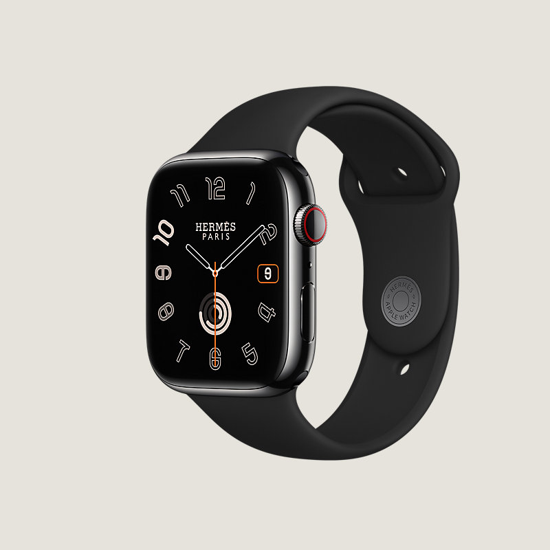 HERMES Apple Watch series 8 スペースブラック - 時計